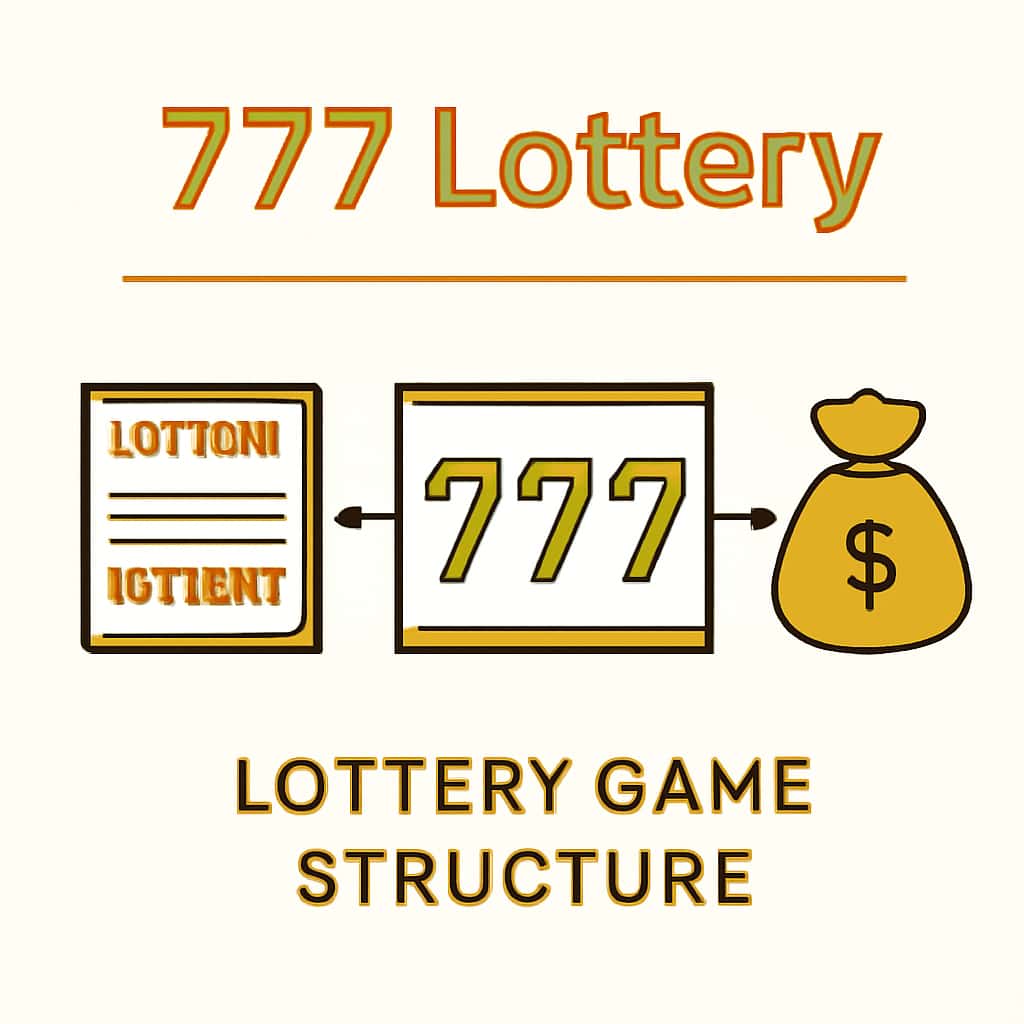 Educational diagram for the 777 Lottery Game Structure.