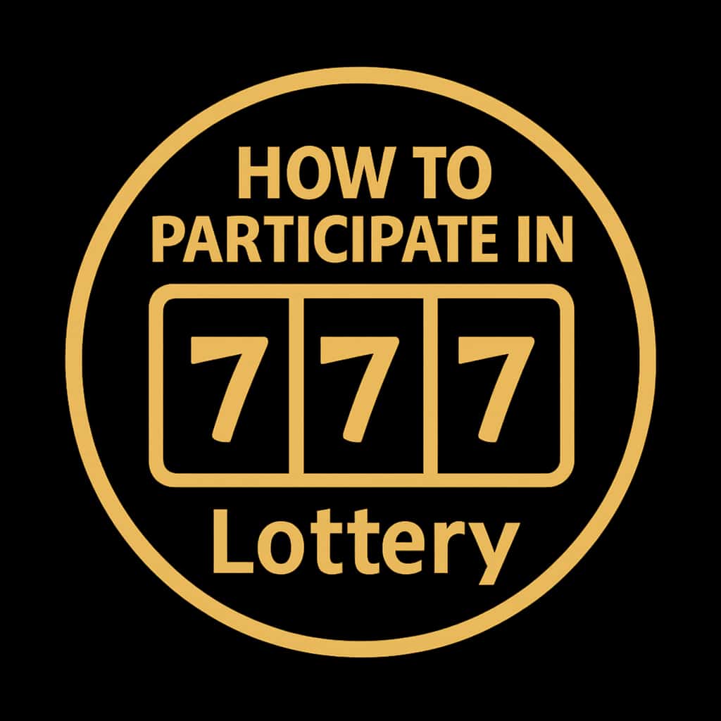 An icon representing guidance for participating in the 777 Lottery.