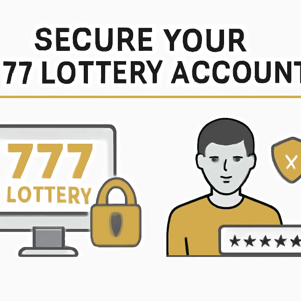 Illustration detailing steps for securing an online account.