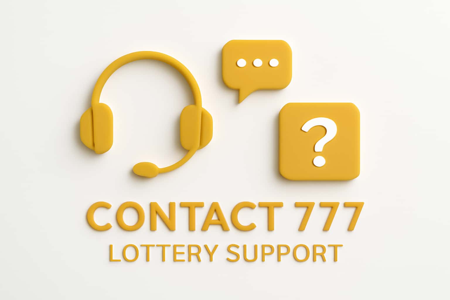 Contact 777 Lottery Support Interface